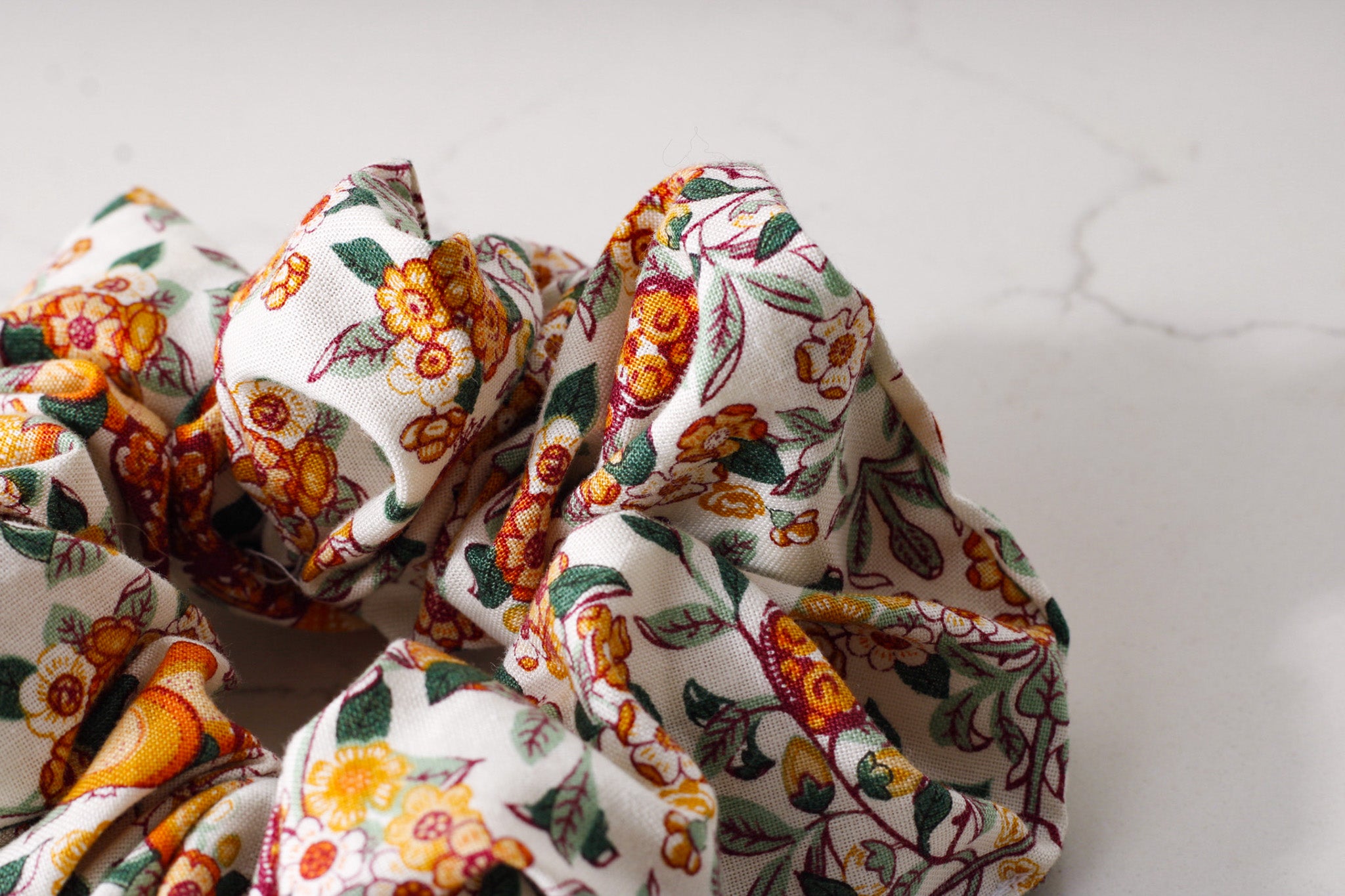 Orange Grove Scrunchie
