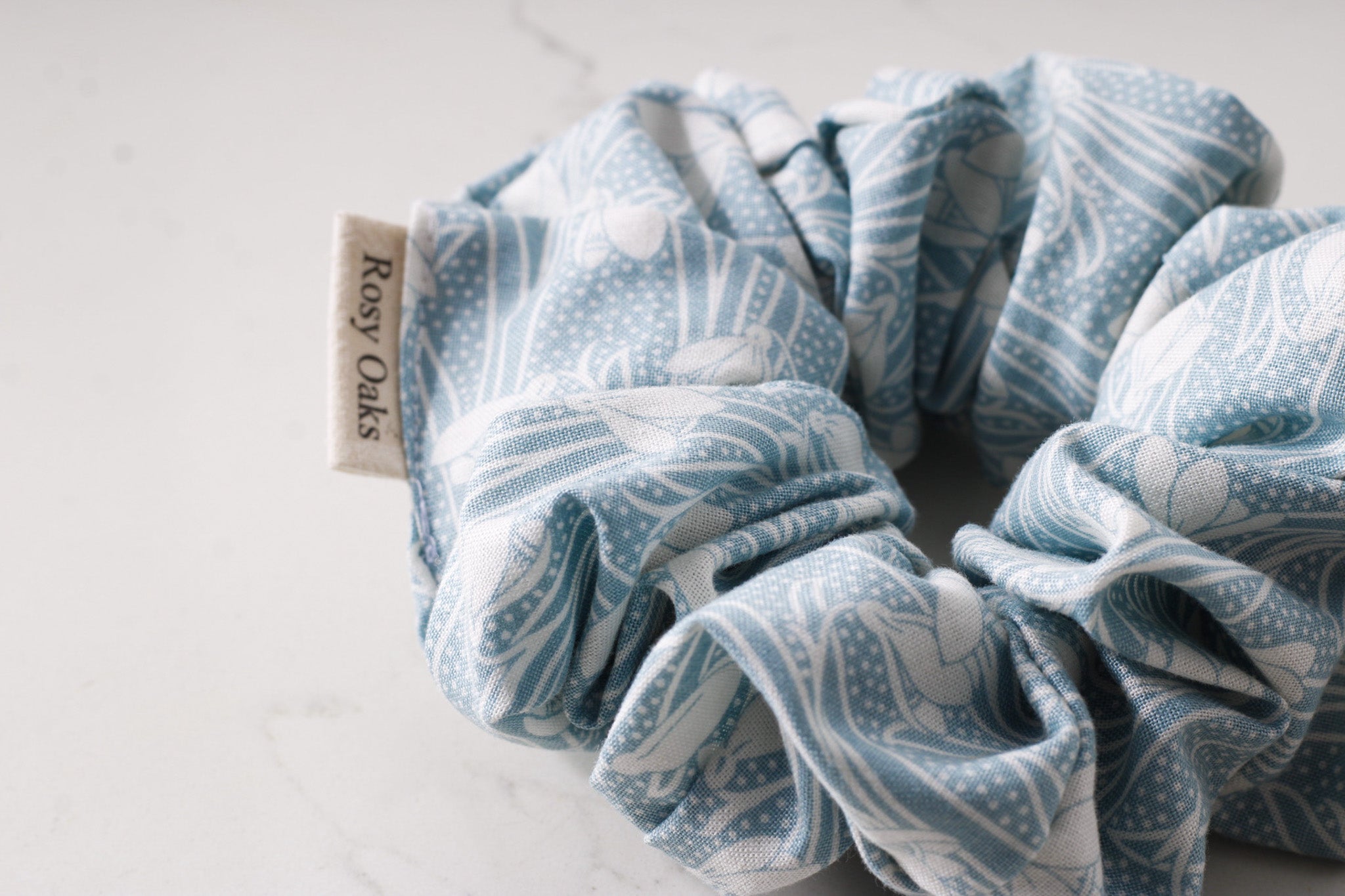 Blue Tulip Scrunchie