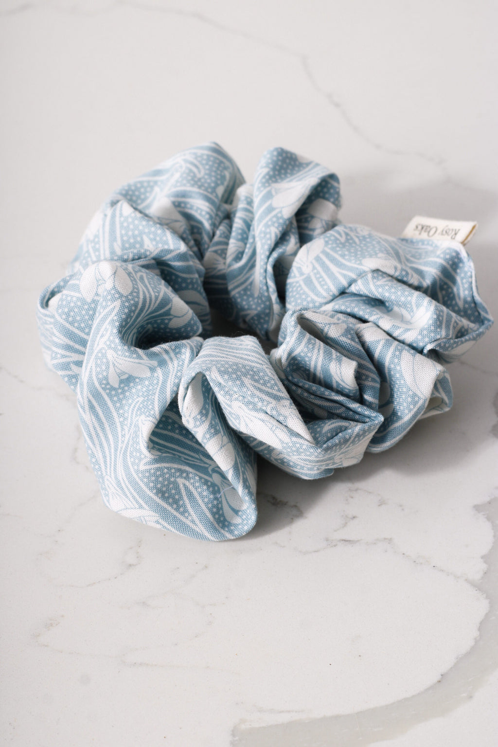 Blue Tulip Scrunchie