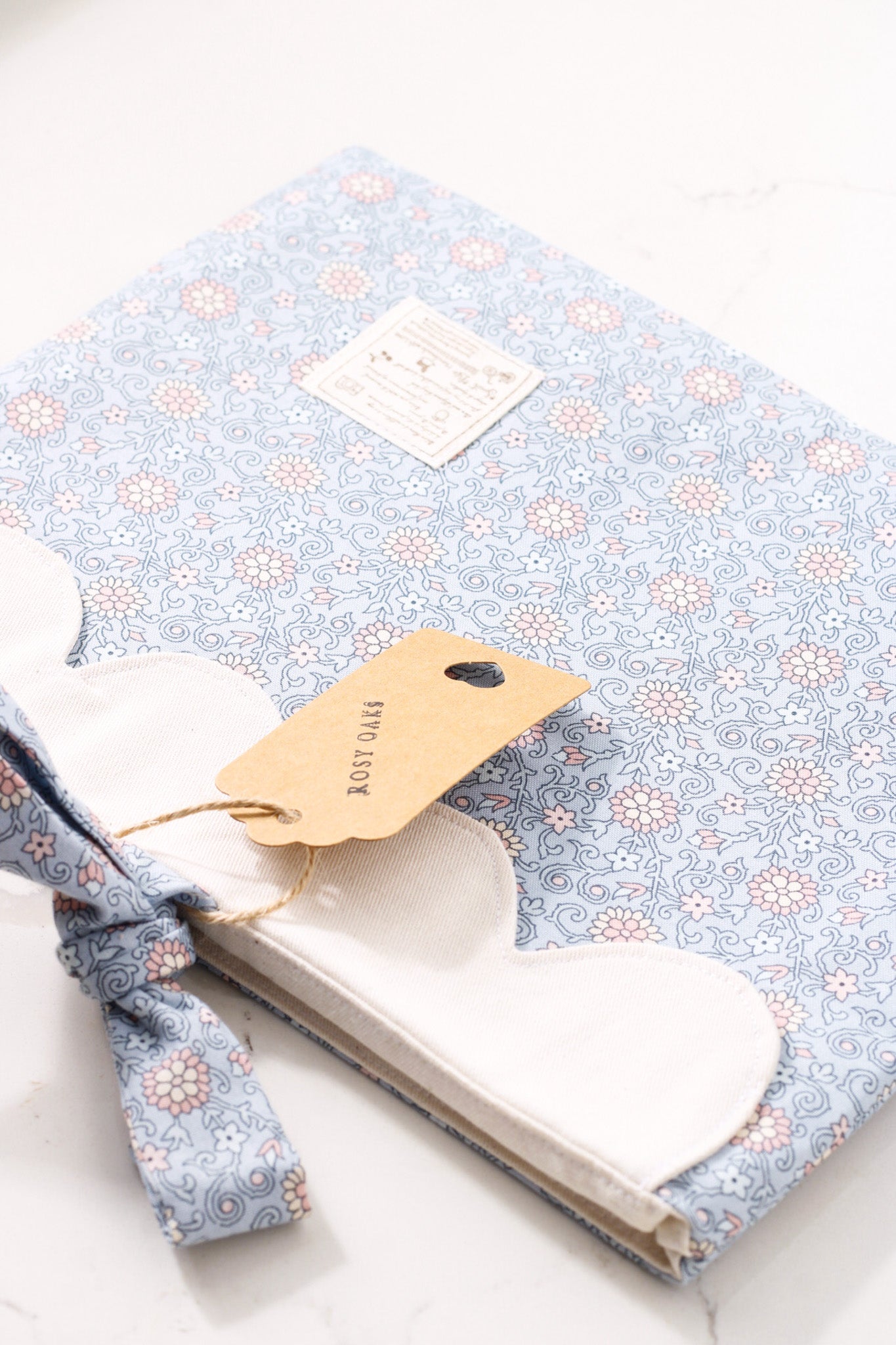 Blue Petals Book Bag