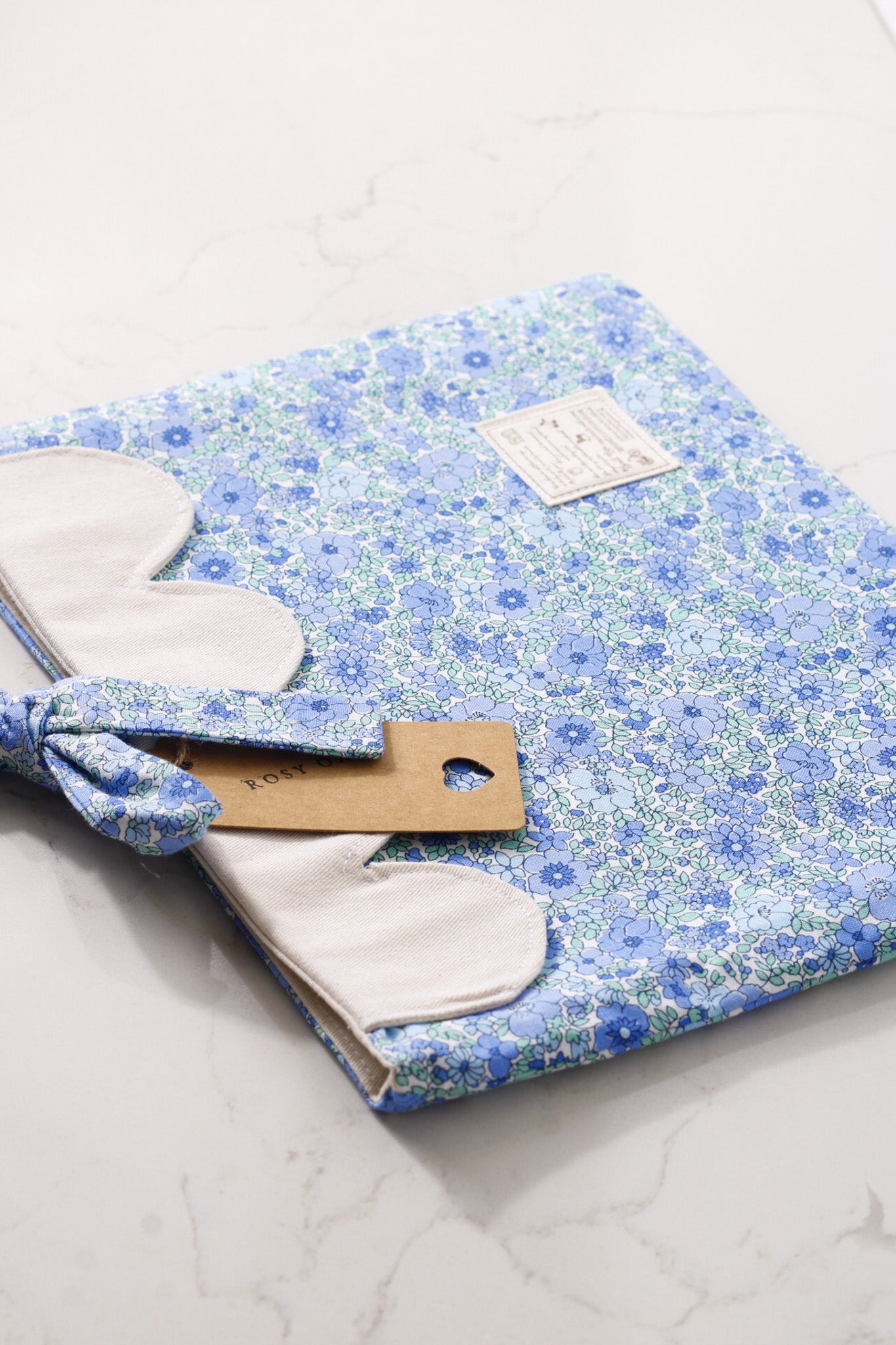 Blue Blossom Book Bag