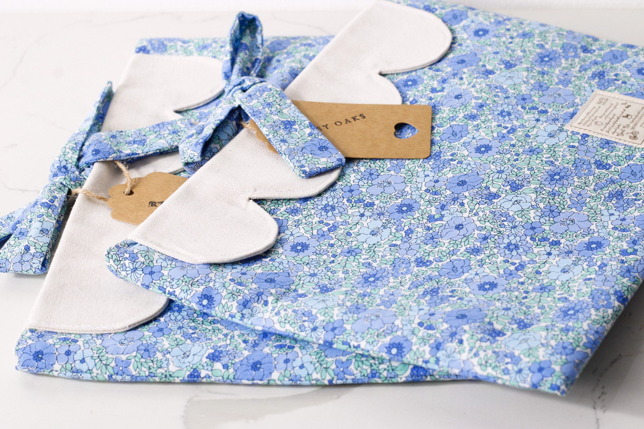 Blue Blossom Book Bag
