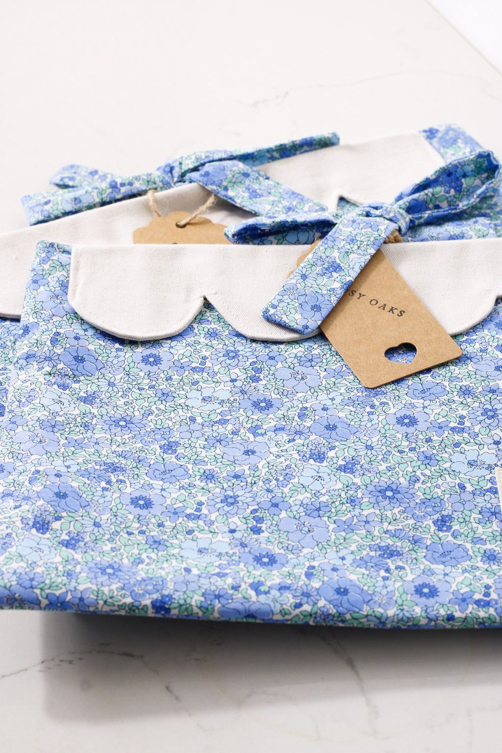 Blue Blossom Book Bag
