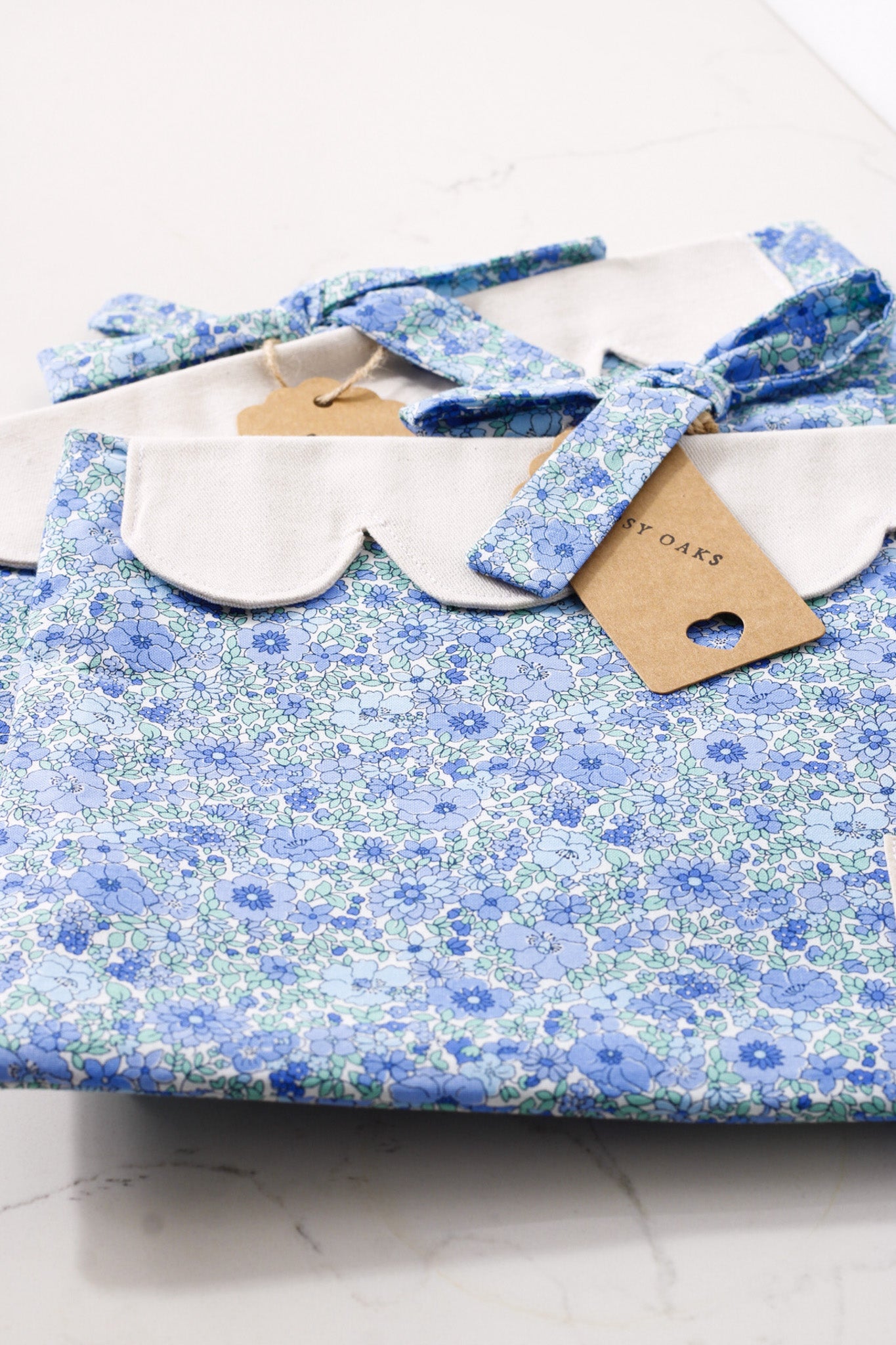 Blue Blossom Book Bag