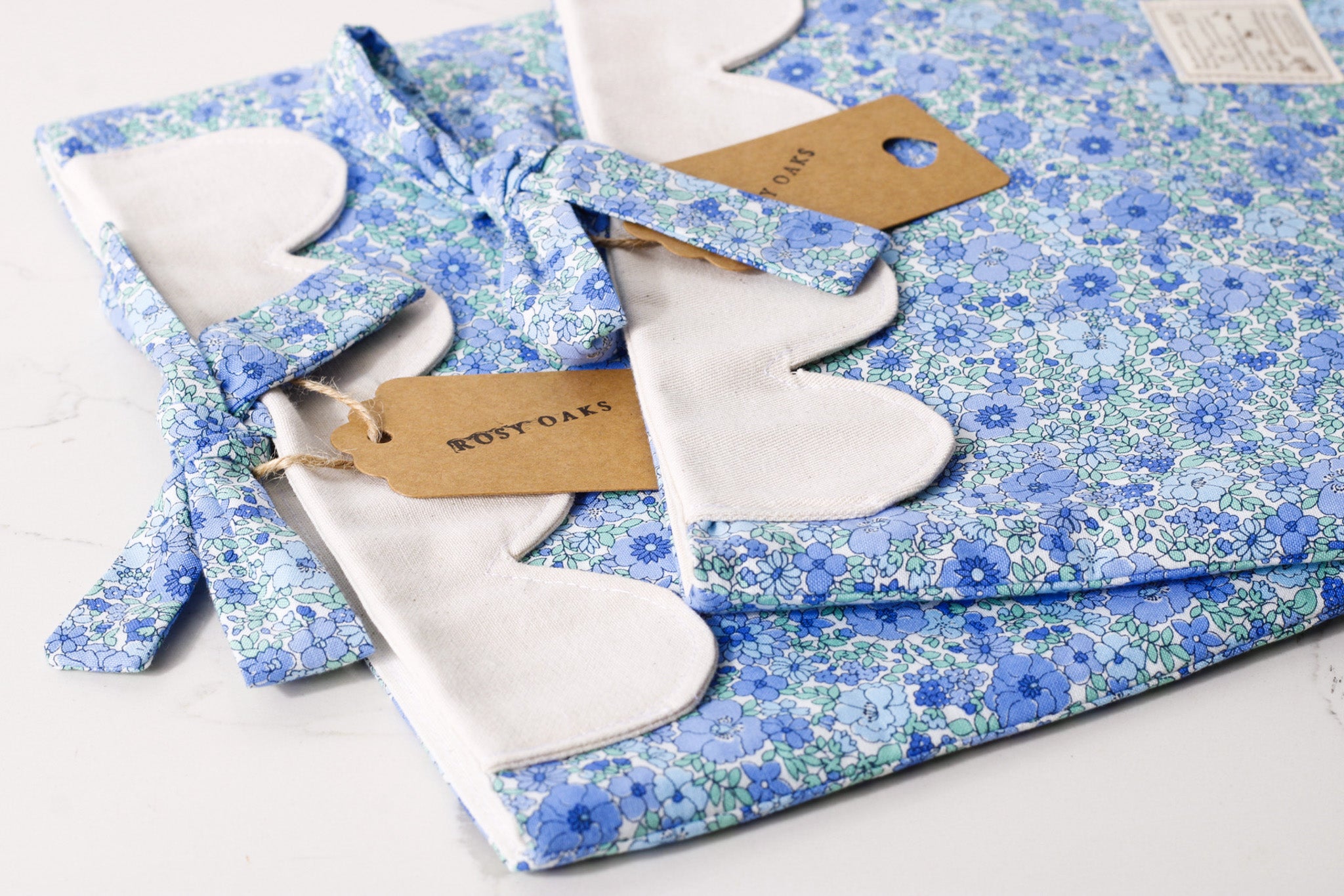 Blue Blossom Book Bag