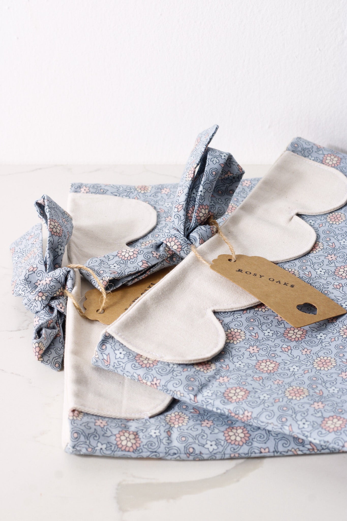 Blue Petals Book Bag