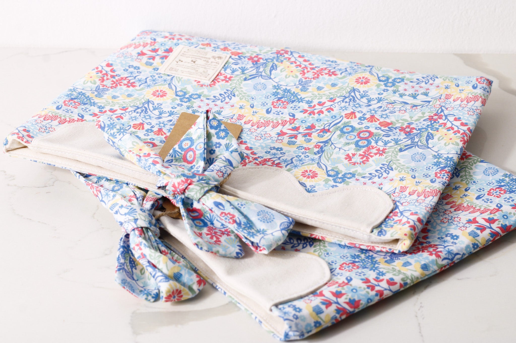 Coral Swirl Book Bag